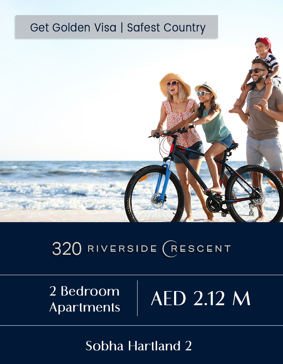 320 Riverside Crescent 1-3 Bedroom Waterfront Apartments at Sobha Hartland 2, Dubai